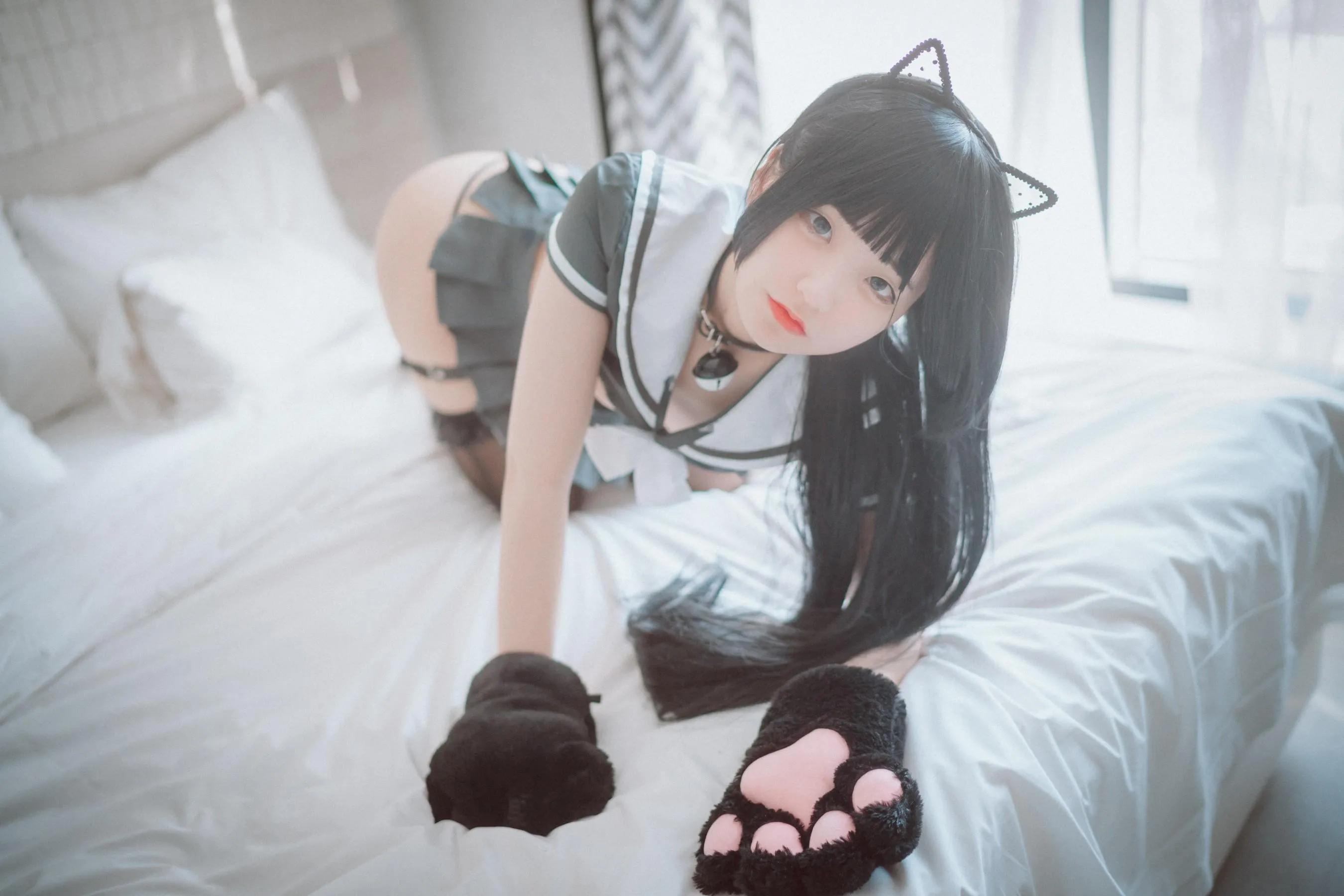Jenny 정제니 – NO.43 [DJAWA] Katzenmädchen in Schuluniform [42P]插图9